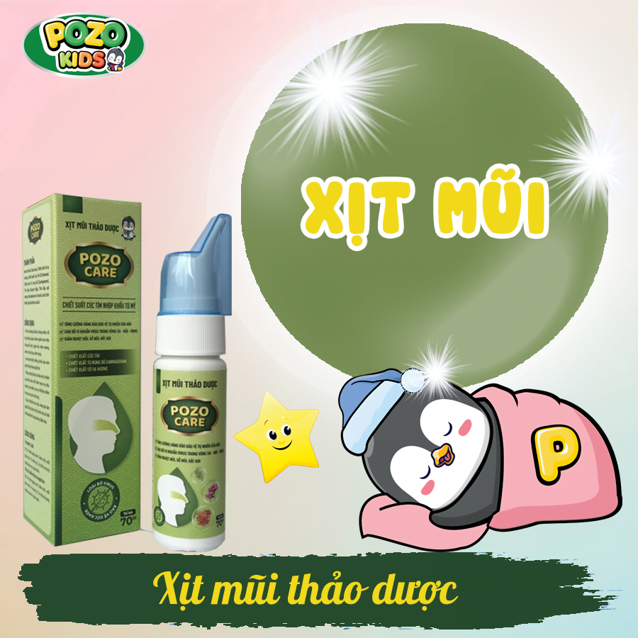 Xịt mũi thảo dược chiết xuất cúc tím