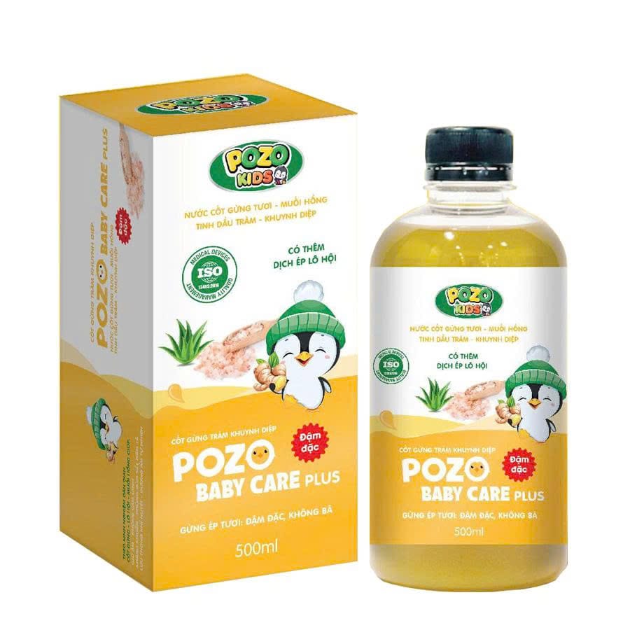 Cốt gừng tràm khuynh diệp tắm bé